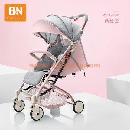 รถเข็นเด็กพับเล็ก Brand BN แบบพกพาน้ำหนักเบา 5.0 kg เพิ่มความยาวที่พักขา C10205