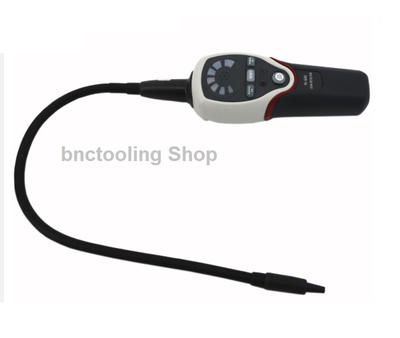 เครื่องวัดก๊าซ,เครื่องมือสำหรับตรวจจับก๊าซ,CENTER-384 Track Gas Leak Detector Gas Detector Detection Tube Length 15.5 inch Multi Color Visual Display.