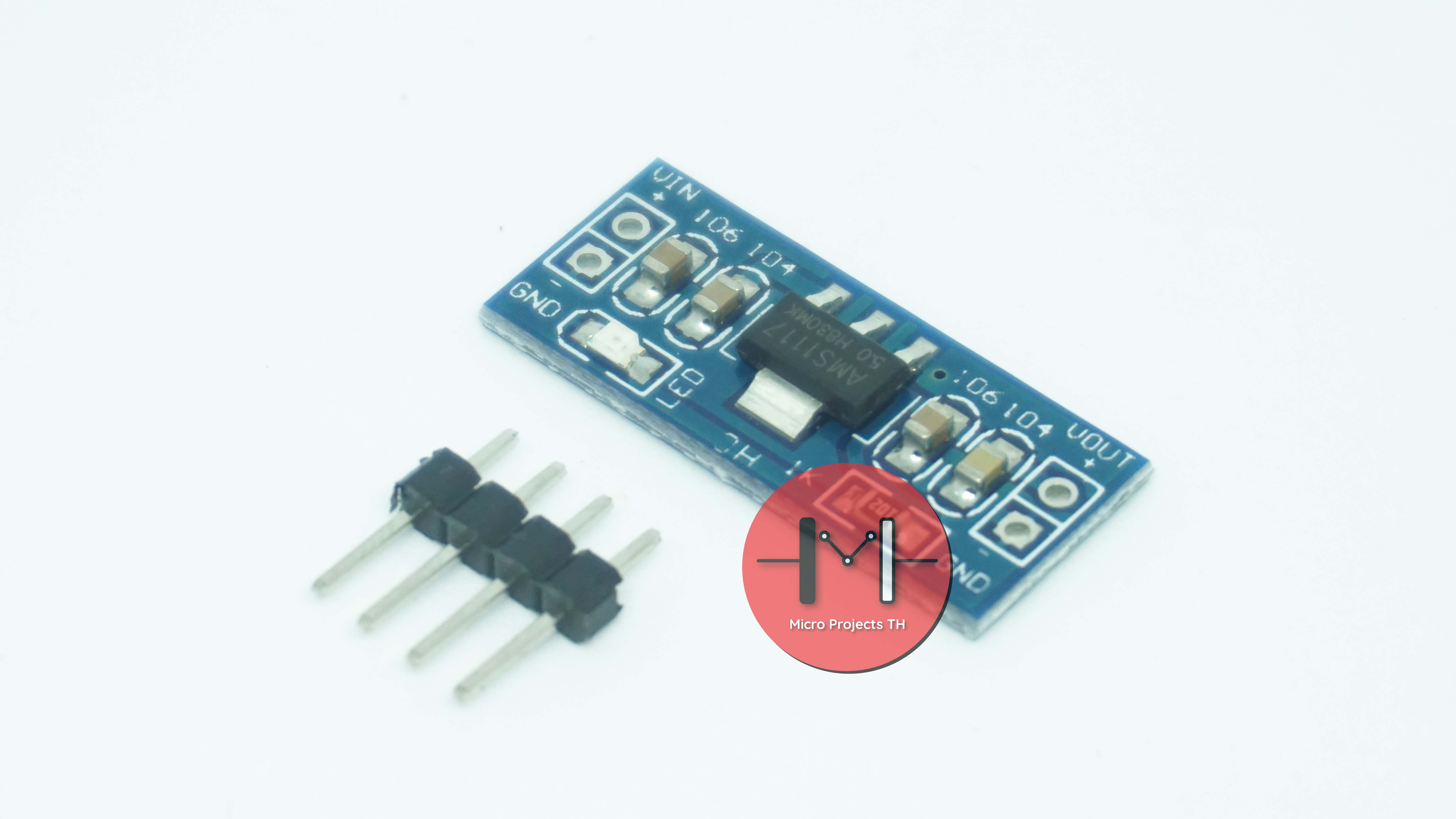 6-12V to 5V AMS1117-5V Power Supply Module