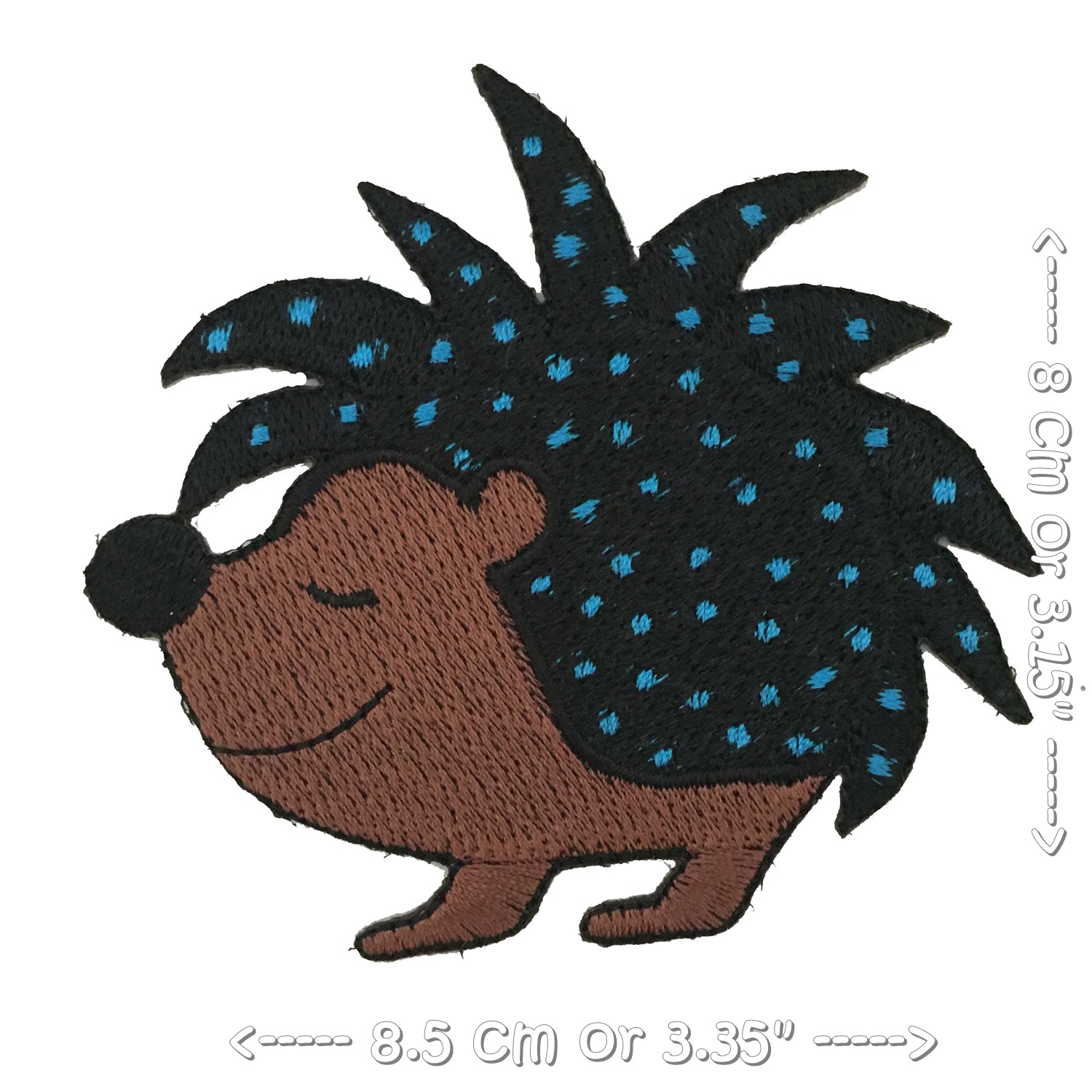 เม่น ตัวรีดติดเสื้อ อาร์มรีด อาร์มปัก ตกแต่งเสื้อผ้า หมวก กระเป๋า แจ๊คเก็ตยีนส์ Cute Creature Embroidered Iron on Patch