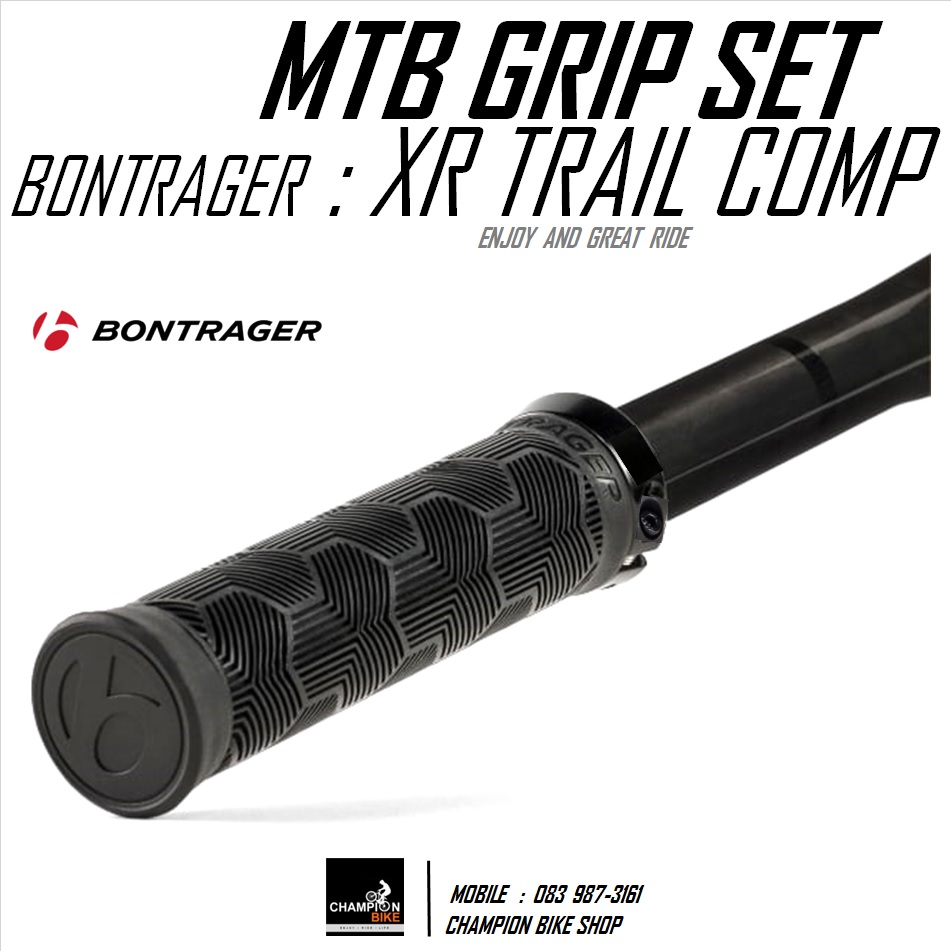 ปลอกแฮนด์จักรยาน BONTRAGER : XR TRAIL COMP MTB GRIP สีดำ