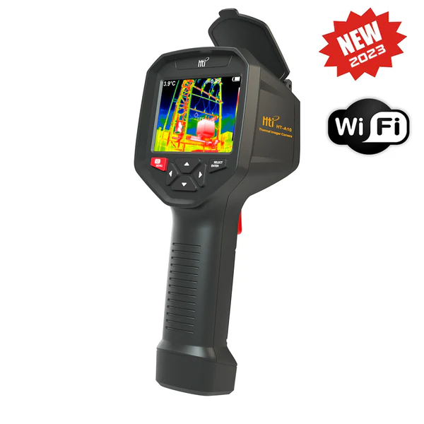 HIT,HT-A10 Thermal Imager with WIFI,（256×192）HTI, HT-A10 252x192 Handheld Infrared Thermal Imager, Thermal Camera Resolution,