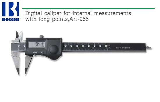 BOCCHI,Digital caliper with knife-edge jaws,Art-956