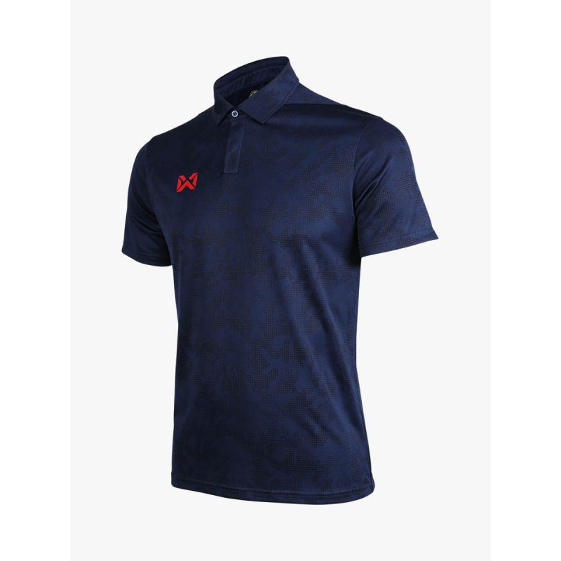 WARRIX เสื้อโปโลพิมพ์ลาย วาริกซ์ รุ่นใหม่ VENTILATION (WA 202PLACL01) วอริกซ์ แท้ 100% กรมท่า/แดง/เหลือง/เขียว/เทา/ฟ้า