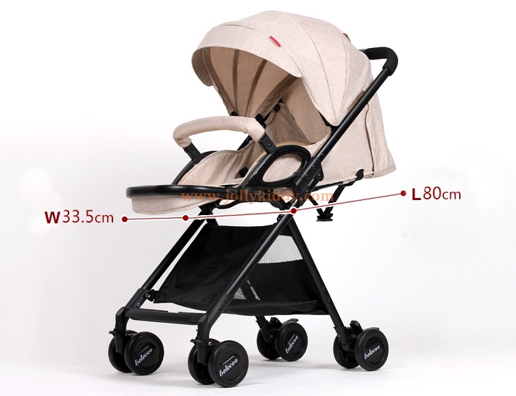 รถเข็นเด็ก Belecoo High Stand Premium gold matelic สีแดง CS10131