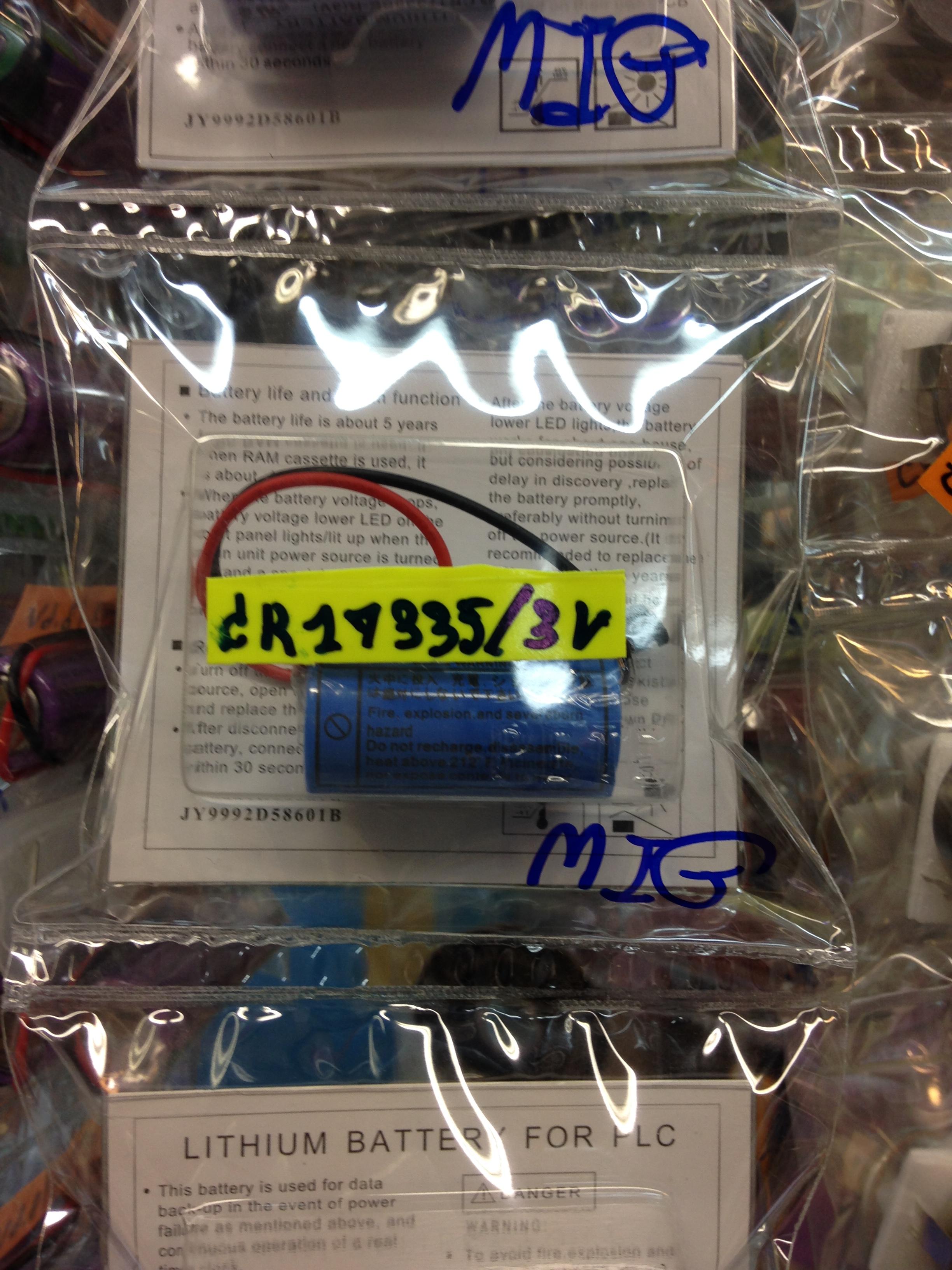 MITSUBISHI Battery PLC CR 17335/3V LITHIUM