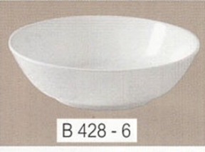 ชามแกง เมลามีน 6 นิ้ว Flowerware สีขาว (B428-6)
