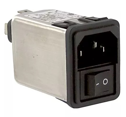 TE Connectivity Power Entry Connector Receptacle, Male Blades - Module IEC 320-C14 Panel Mount, Snap-In