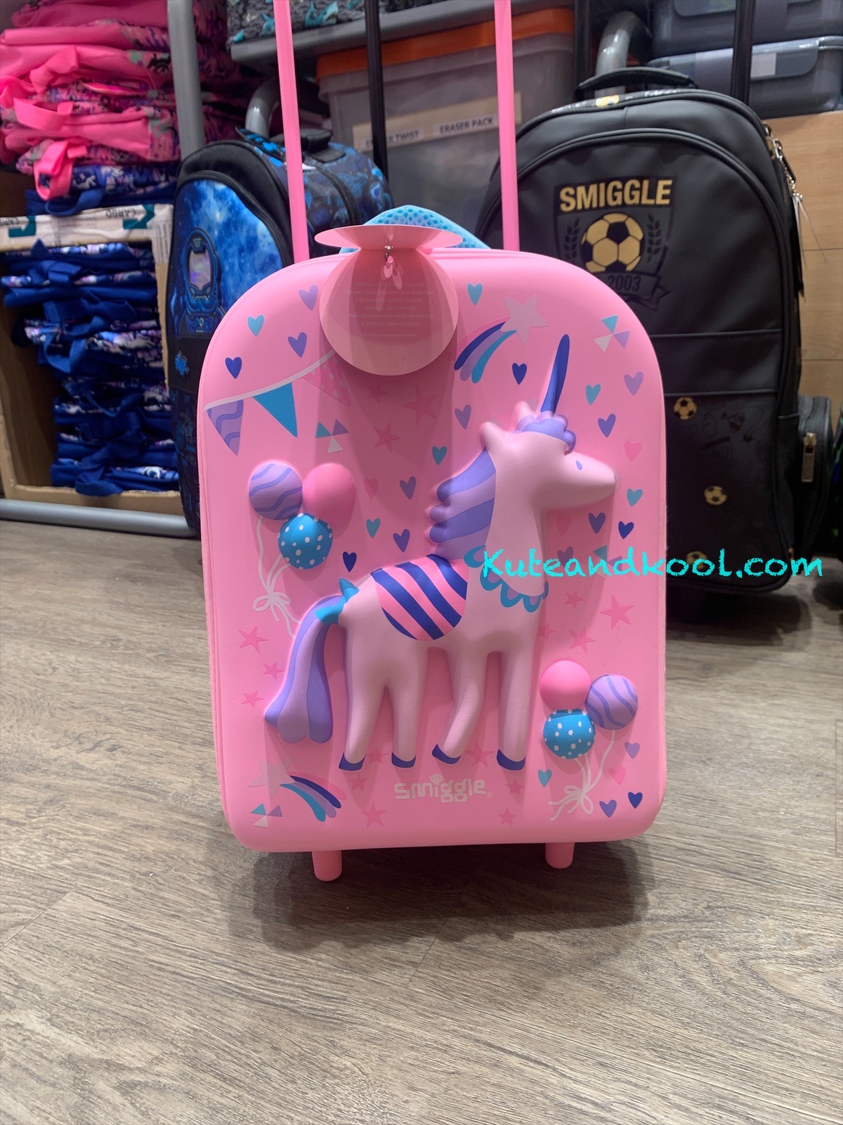 เป้ล้อลาก 12" Smiggle Teeny Trolley - Glide- unicorn