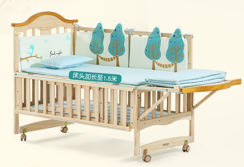 B10112 (WB1) เตียงนอนไม้สามารถปรับเป็นโต๊ะเฟอร์นิเจอร์ได้