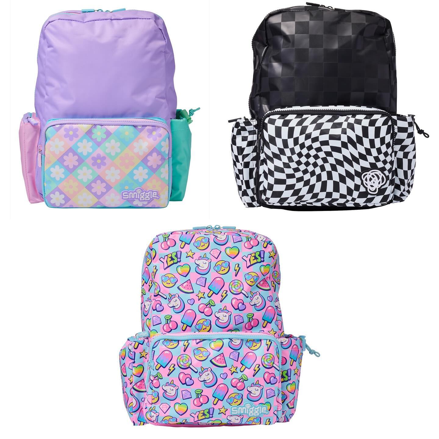 กระเป๋าสะพาย เป้ Smiggle Boxy backpack 12"