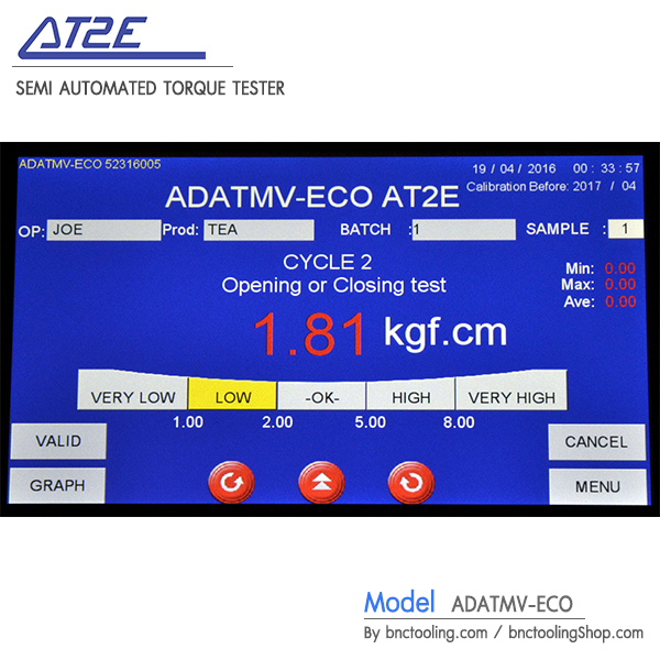 AT2E,SEMI AUTOMATED TORQUE TESTER,ADATMV-ECO