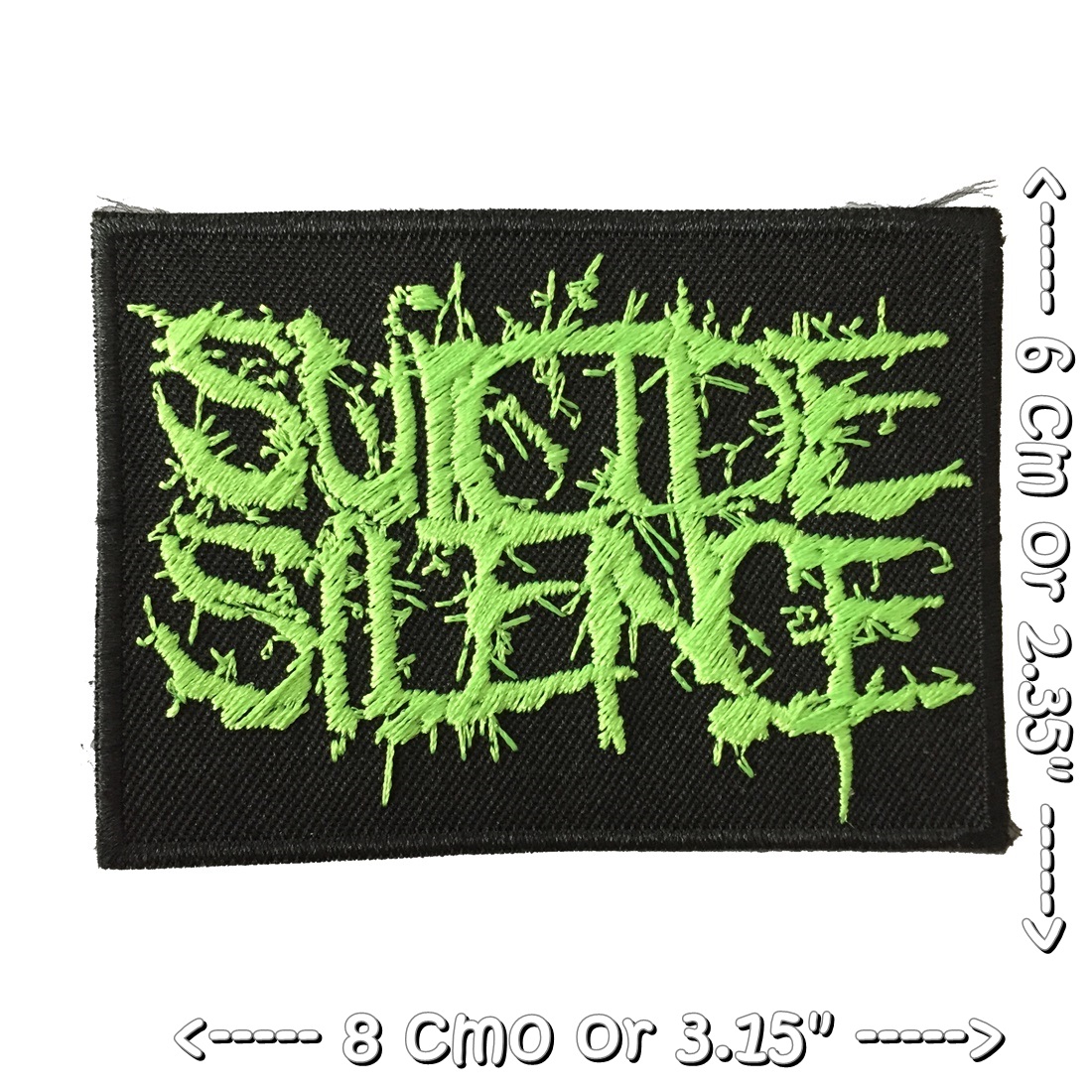 Suicide Silence วงดนตรี ร็อค เฮฟวี่เมทัล พังค์ ตัวรีดแบบปัก อาร์มปัก ตัวรีดติดเสื้อ ตัวรีด ติดกระเป๋า ติดหมวก ติดแจ๊คเก็ต Rock Iron on Embroidered Patch