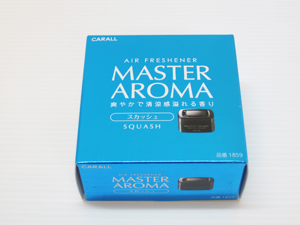 น้ำหอมปรับอากาศติดรถยนต์ จากญี่ปุ่น CARALL MASTER AROMA (กลิ่น Squash)