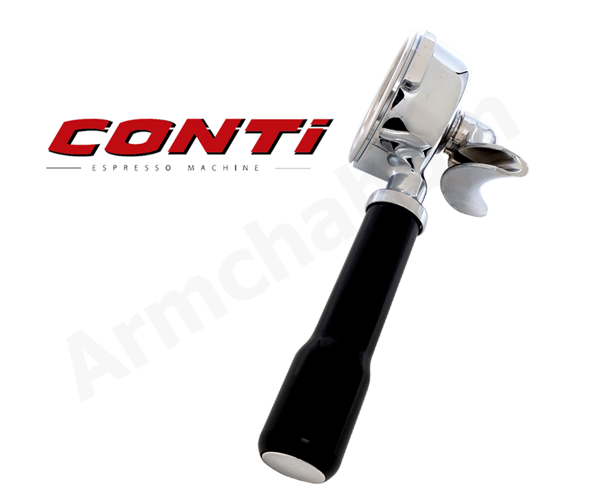 ด้ามชง Conti ทางน้ำไหล 2 ทาง + ตะแกรง 2 shot