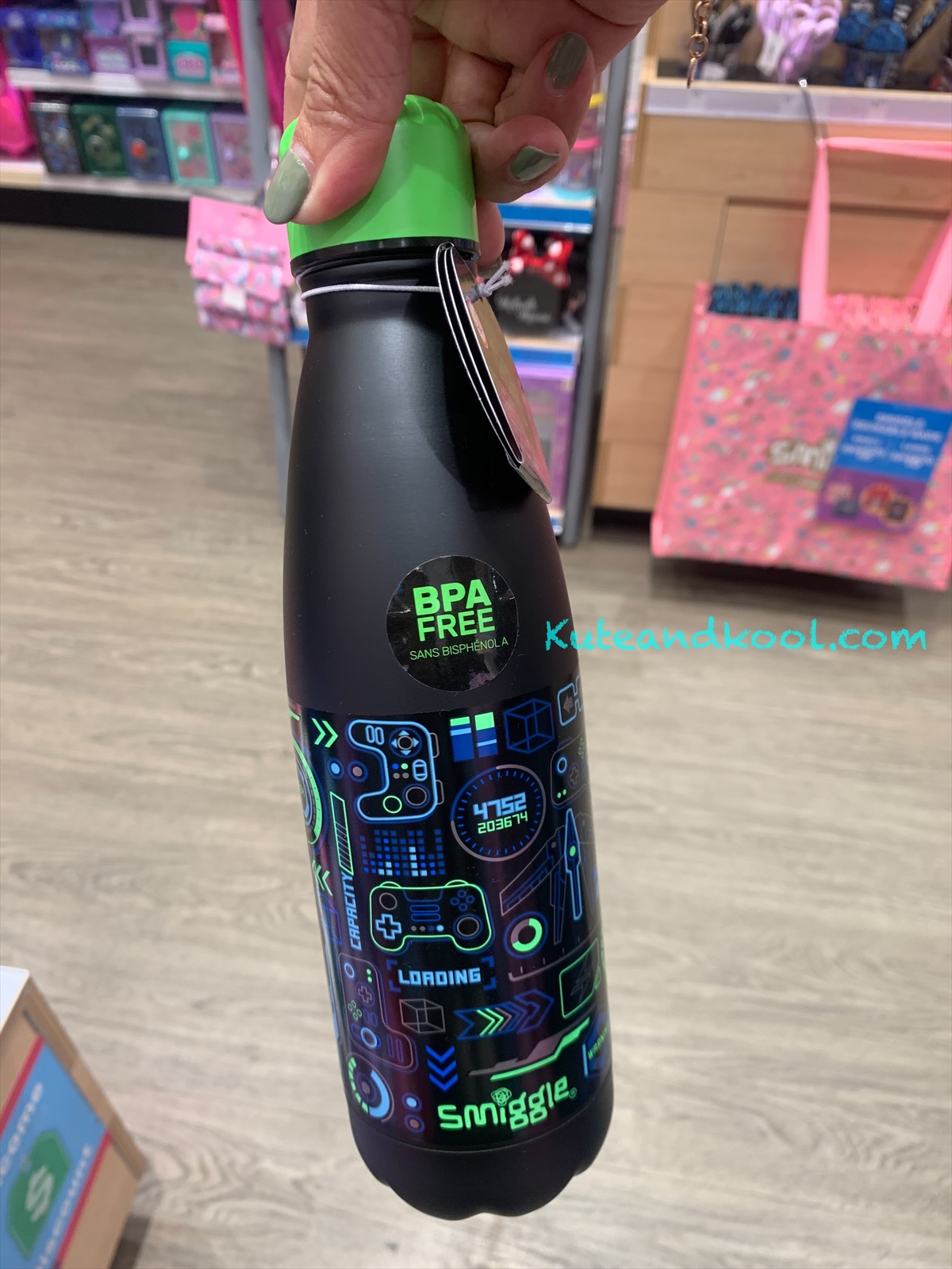 กระติกน้ำ เก็บร้อน Smiggle stainless steel water bottle- Flutter- เกมส์