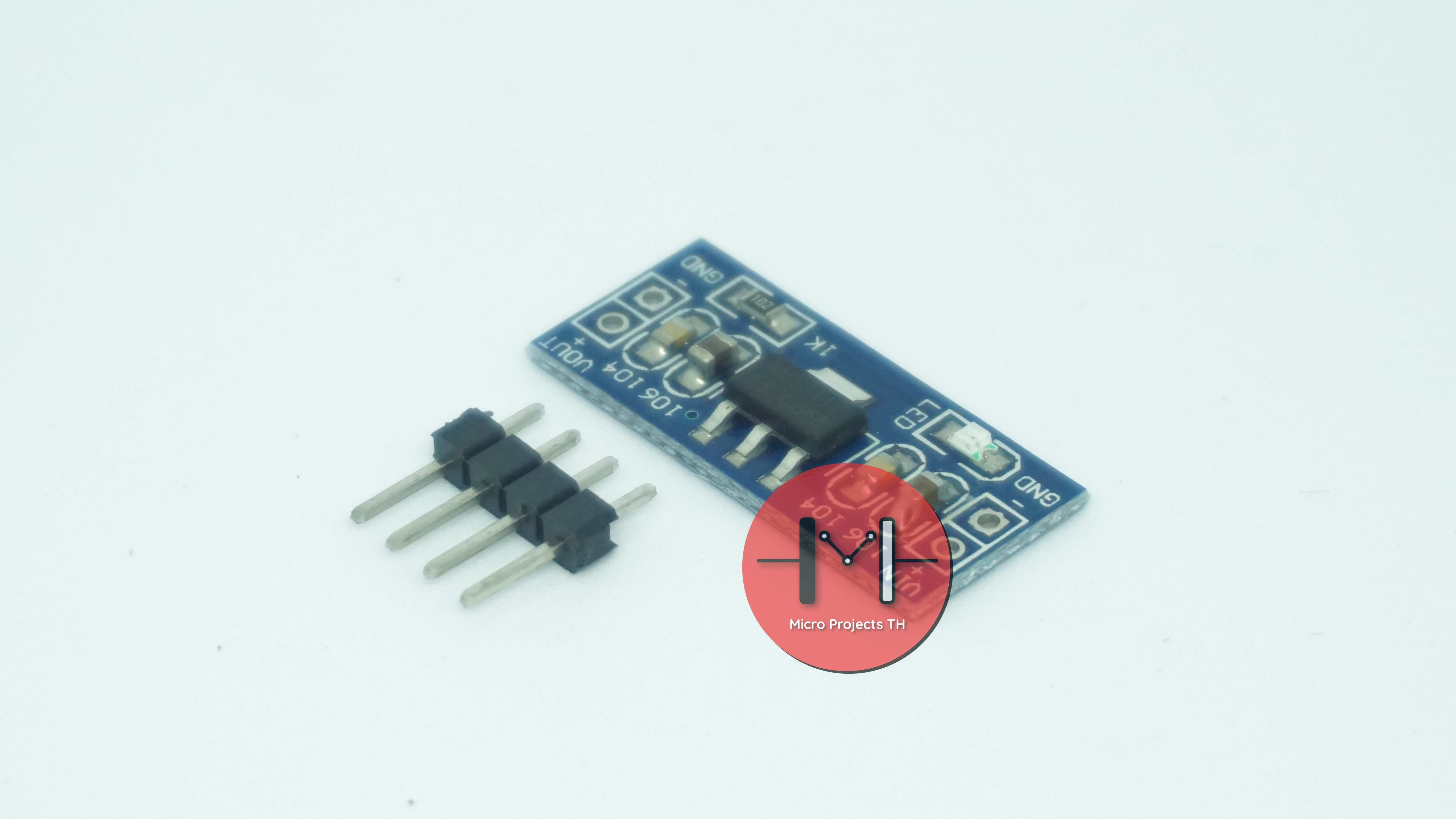 4.5V-7V to 3.3V AMS1117-3.3V Power Supply Module