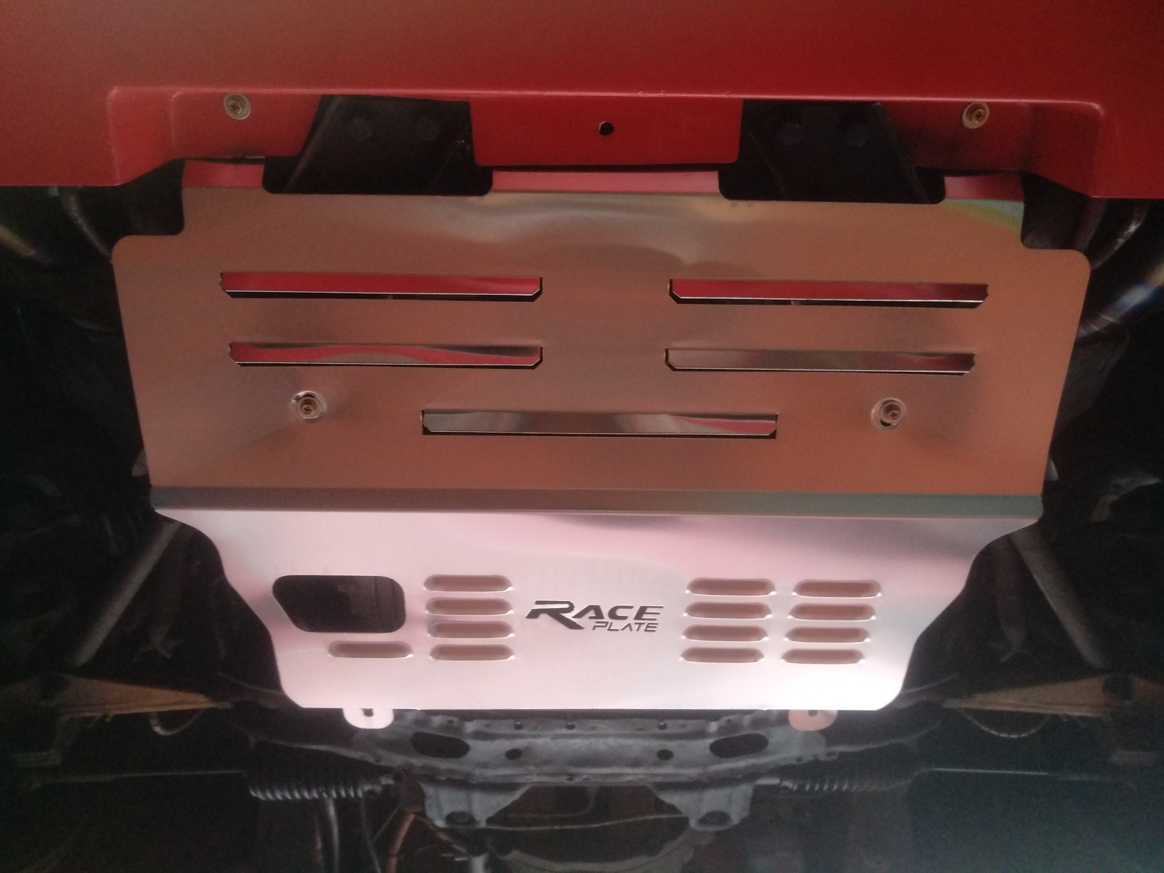 แผ่นปิดใต้ห้องเครื่องอลูมิเนียม Nissan Silvia S15, S15 Raceplate_Undertray
