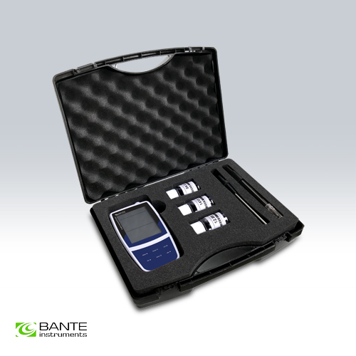 Bante530 Portable Conductivity/TDS Meter, Portable Conductivity TDS tester, METER Analyzer USB ATC selectable TDS conversion factor 5 pointsCAL