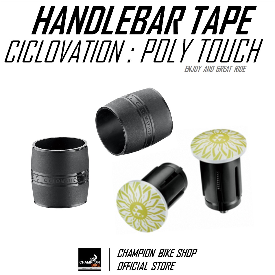 ผ้าพันแฮนด์เสือหมอบ สีเฟดม่วง CICLOVATION : POLT TOUCH - OMBRE PURPLE HANDLEBAR TAPE