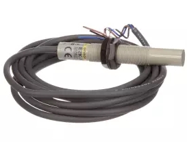 Omron Capacitive Proximity Sensor 0.157" (4mm) IP66 Cylinder, Threaded - M12