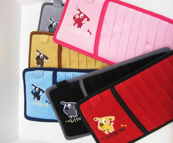 ที่ใส่ซีดีบังแดด Little Dog (ชมพู)