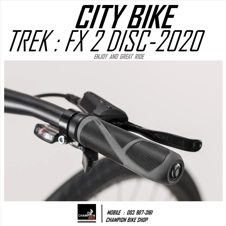 จักรยานซิตี้ไบค์ TREK : FX 2 DISC CITY BIKE - 2020 สีเทา-เขียว