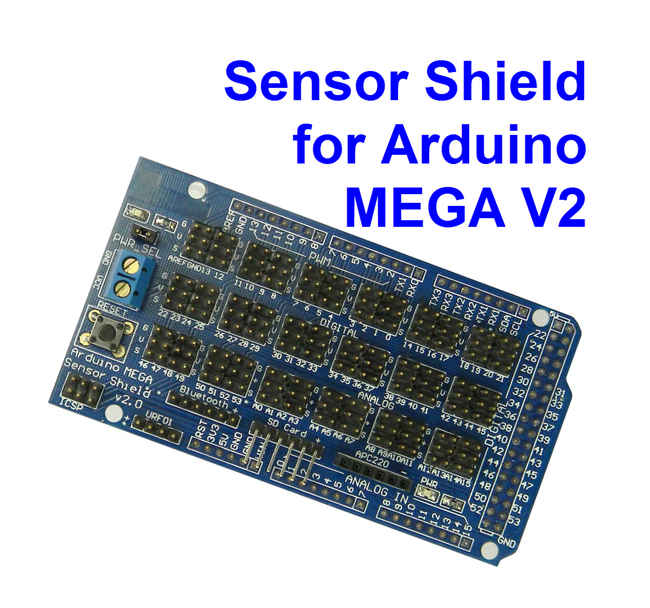 Sensor Shield for Arduino MEGA V2