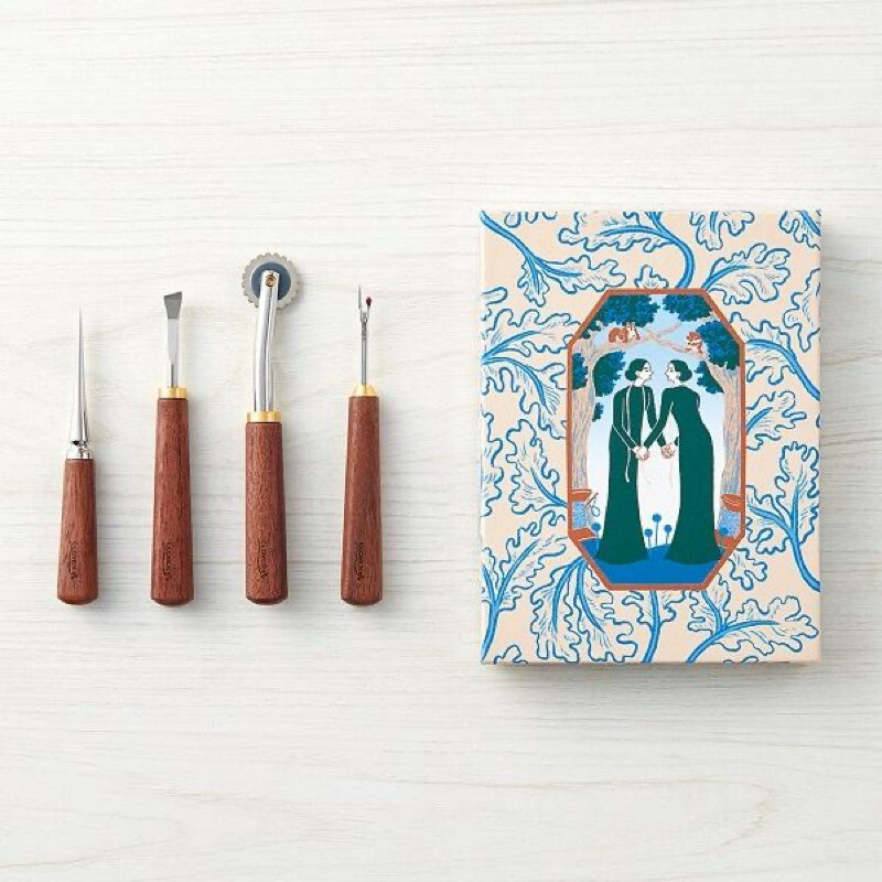 Clover Sewing Tool Set Walnut wood ชุดอุปกรณ์งานผ้า ญี่ปุ่นแท้ (21-237)