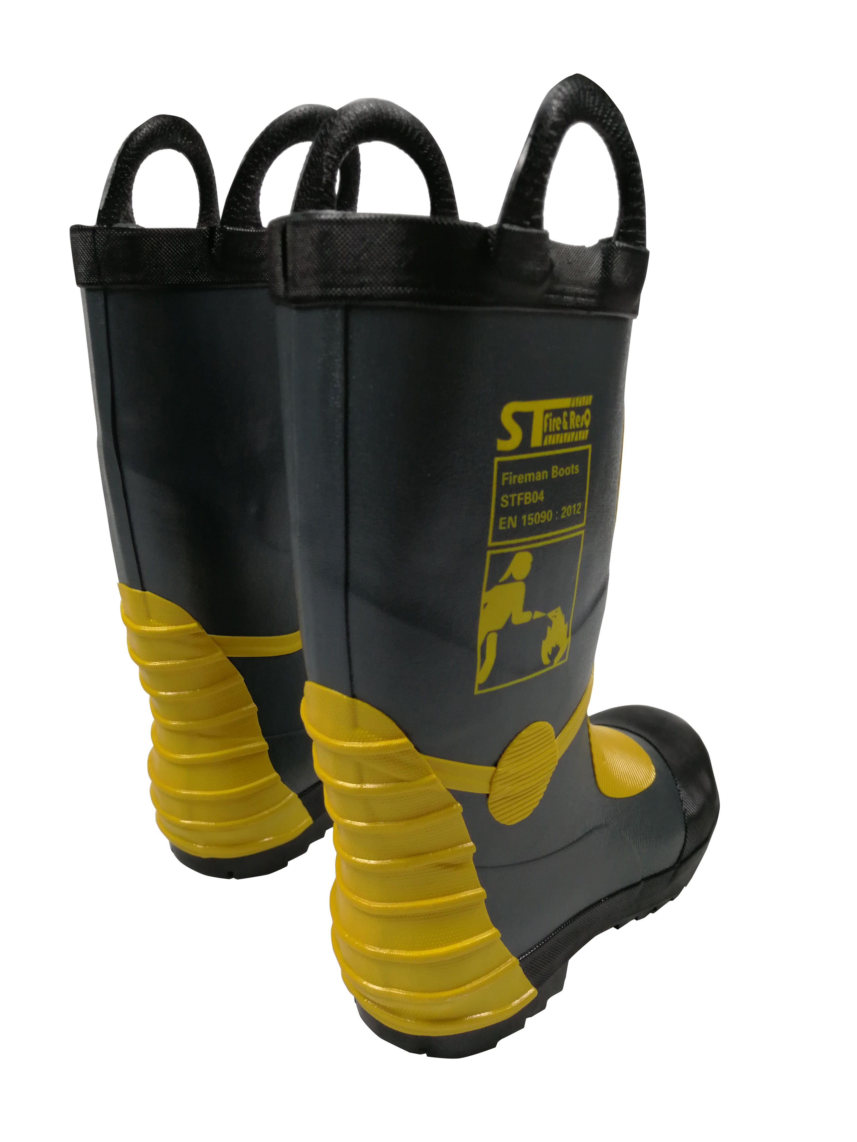 รองเท้าดับเพลิง (Fire boots) / บูทดับเพลิง ยี่ห้อ ST