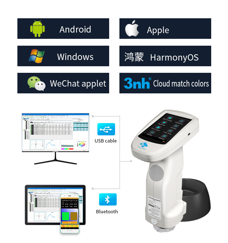 Portable Spectrophotometers, 3nh ST70 Spectrophotometer (Core Technology),