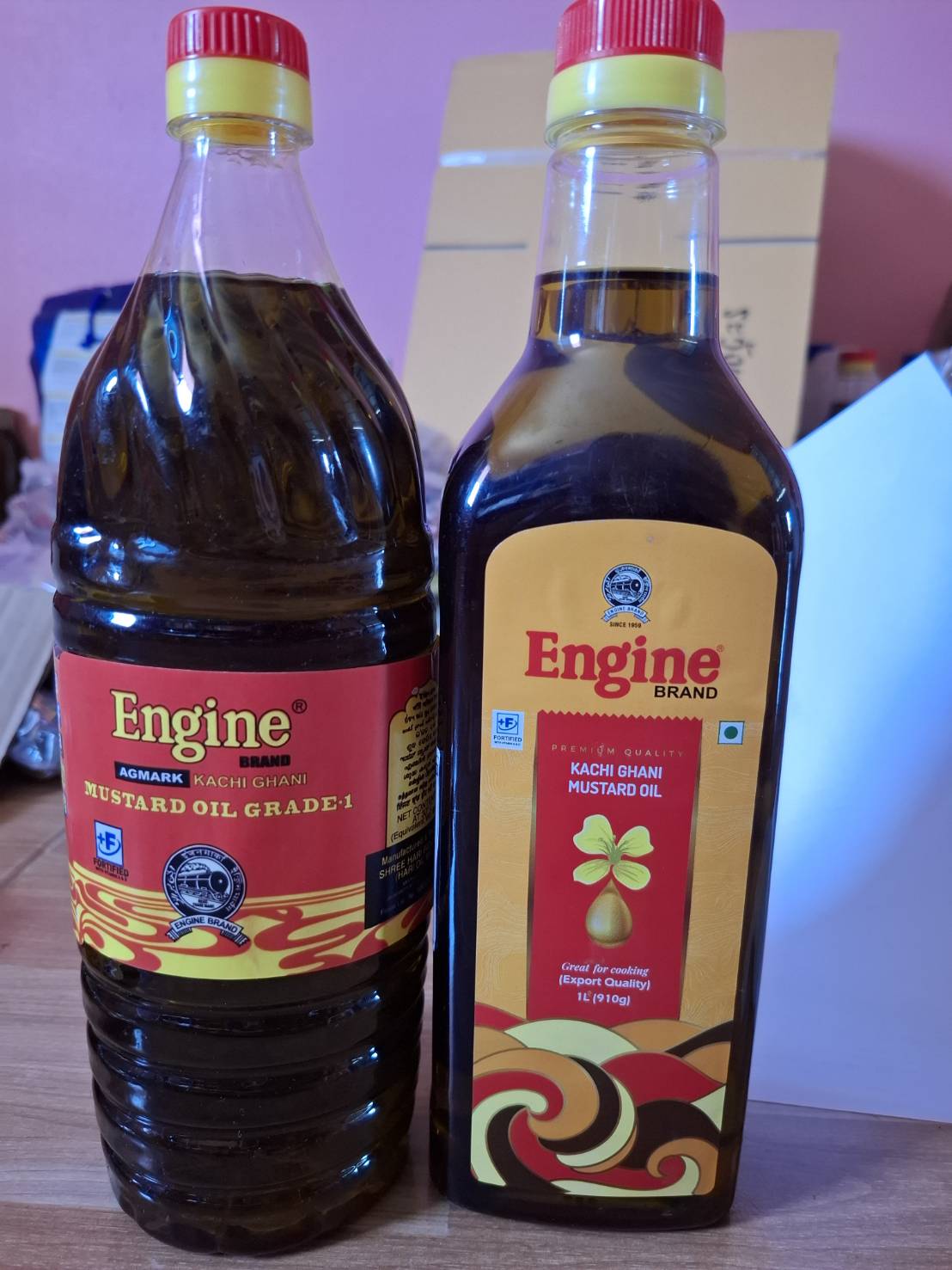 น้ำมันมัสตาร์ด ตราเอ็นจิน Engine 1ลิตร สินค้าใหม่