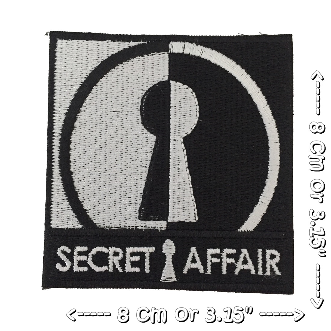 Secret Affair ตัวรีดติดเสื้อ อาร์มรีด อาร์มปัก ตกแต่งเสื้อผ้า หมวก กระเป๋า แจ๊คเก็ตยีนส์ Hipster Embroidered Iron on Patch