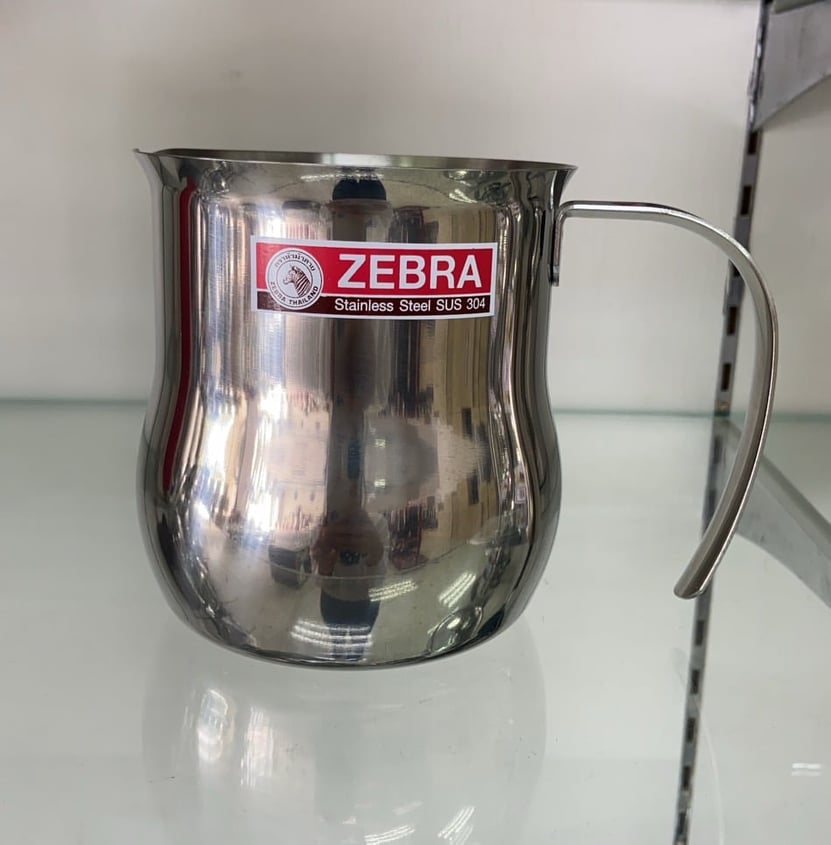 Zebra เหยือกตีฟองนม 9 ซม. ตราหัวม้าลาย