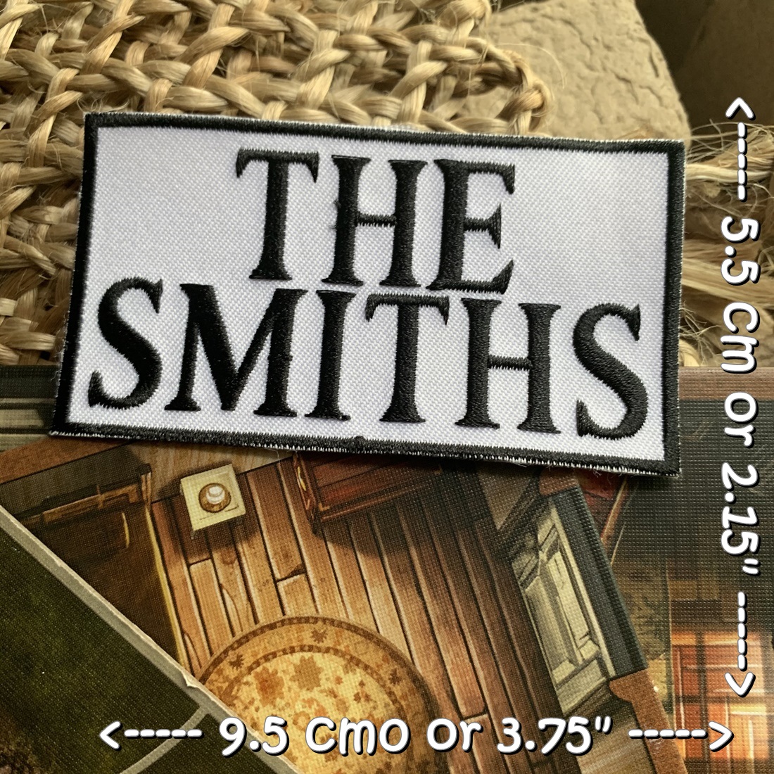The Smiths วงดนตรี ร็อค เฮฟวี่เมทัล พังค์ ตัวรีดแบบปัก อาร์มปัก ตัวรีดติดเสื้อ ตัวรีด ติดกระเป๋า ติดหมวก ติดแจ๊คเก็ต Rock Iron on Embroidered Patch