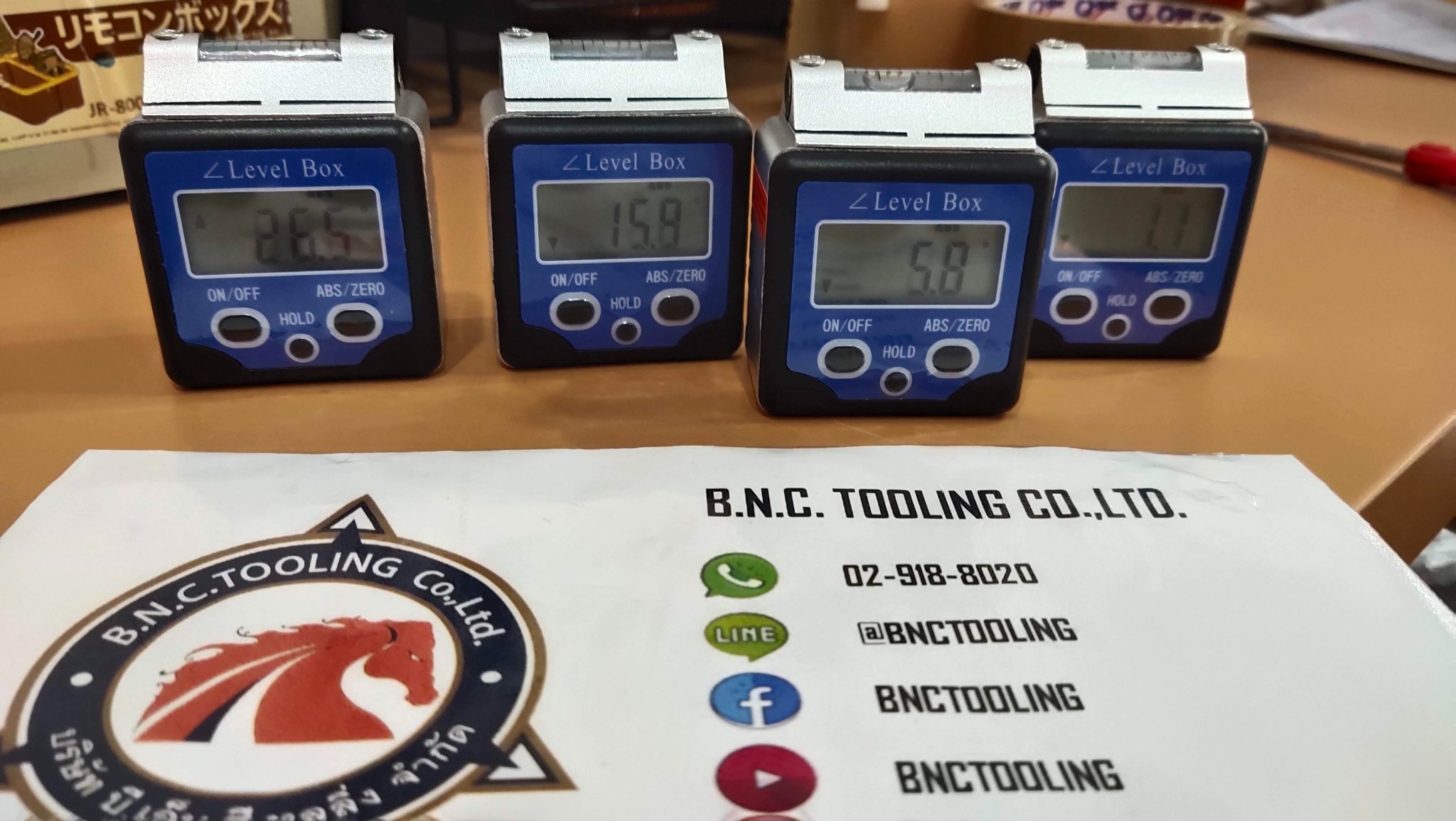 Bevel Box , เครื่องมือวัดองศา เครื่องมือวัดมุมดิจิตอล 2x180 องศา Digital Bevel Box Gauge Angle Protractor Inclinometer