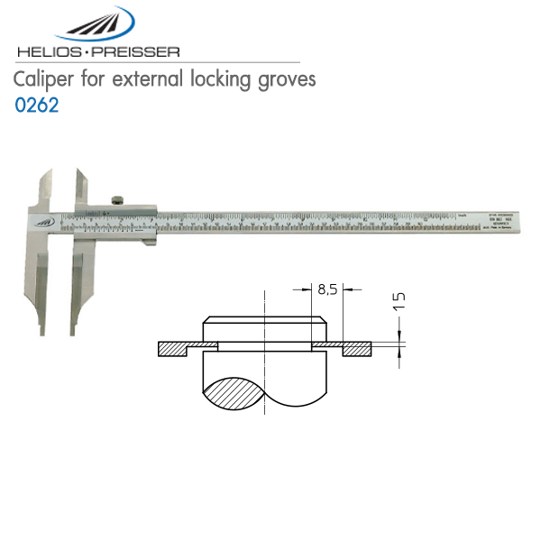 HELIOS-PREISSER,Caliper for external locking groves,0262