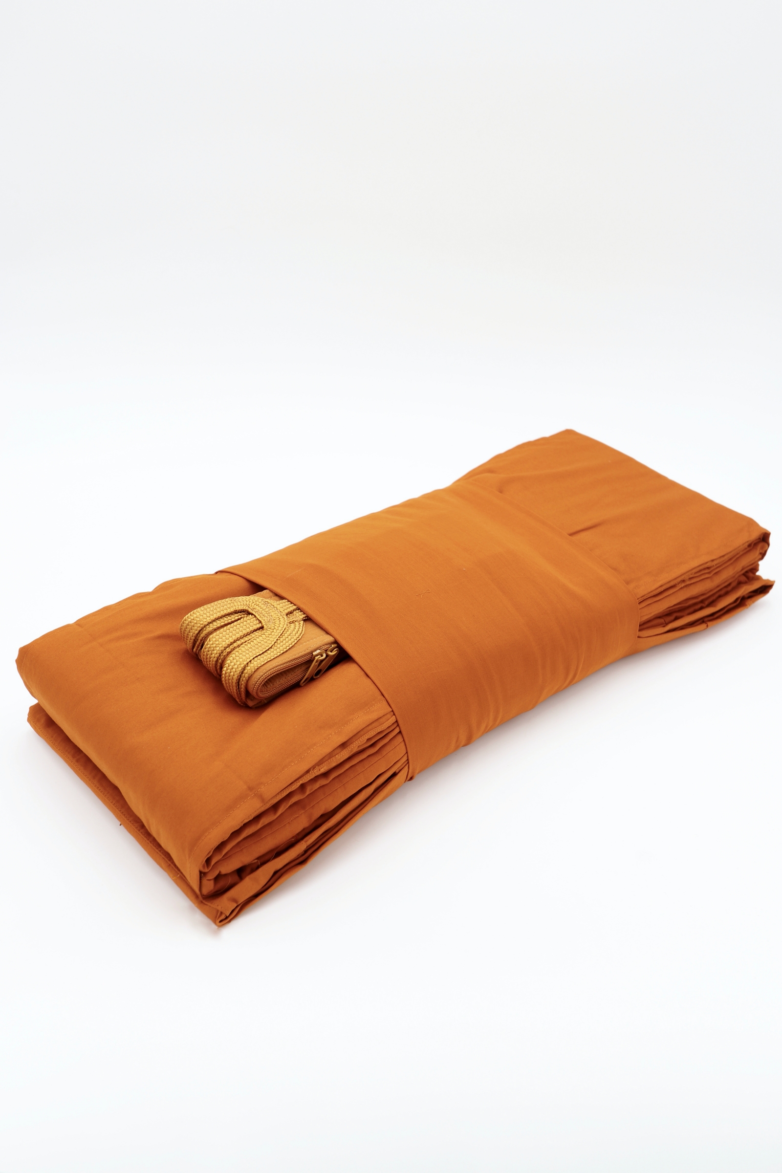 ผ้าไตรครอง 9 ขันธ์ มัสลิน เย็บพิเศษ ตะเข็บคู่ สังฆาฏิ 2 ชั้น