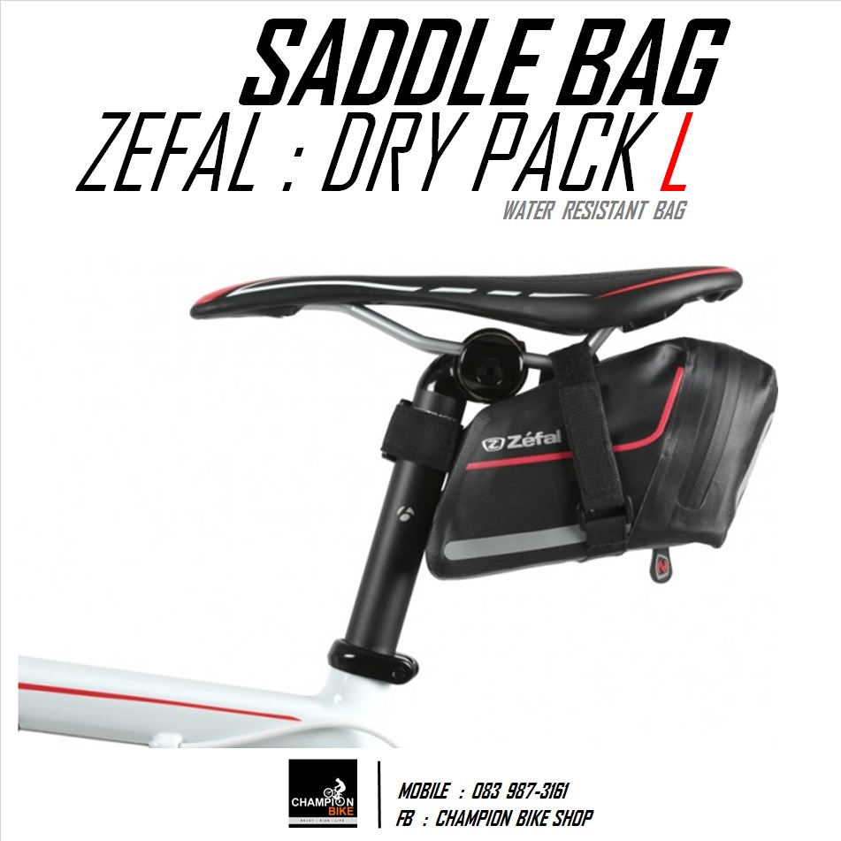 กระเป๋าใต้อาน ZEFAL : DRY PACK " L " SADDLE BAG