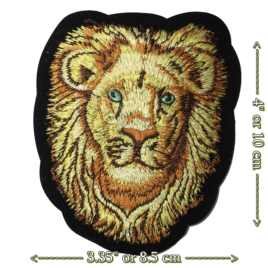 สิงโต ตัวรีดติดเสื้อ อาร์มรีด อาร์มปัก ตกแต่งเสื้อผ้า หมวก กระเป๋า แจ๊คเก็ตยีนส์ Cute Creature Embroidered Iron on Patch