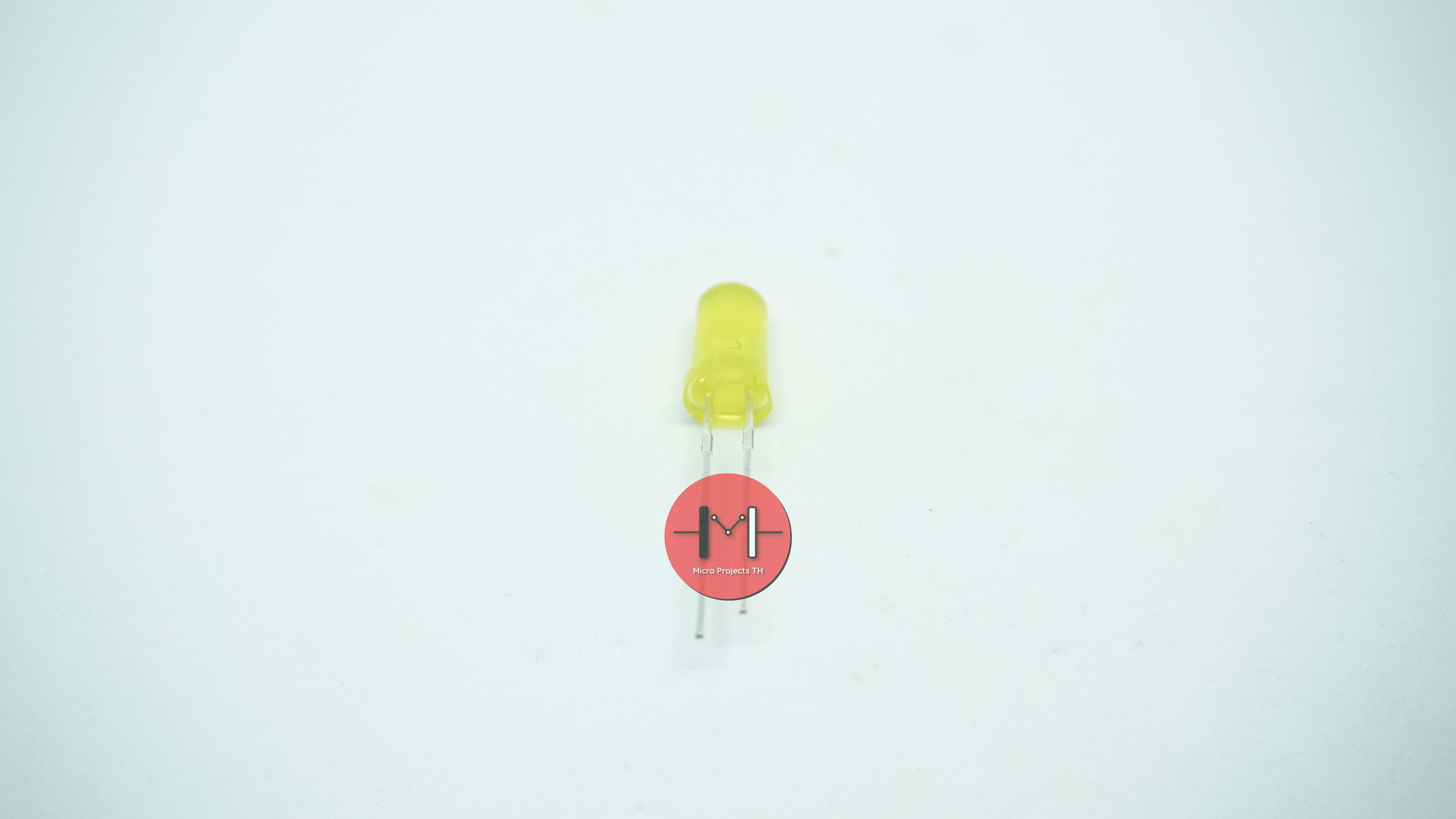 LED ขนาด 5mm สีเหลือง จำนวน 5 ดวง