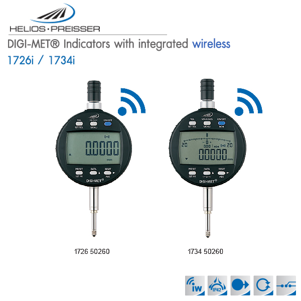 HELIOS-PREISSER,DIGI-MET Indicators with integrated wireless,1726i /1734i