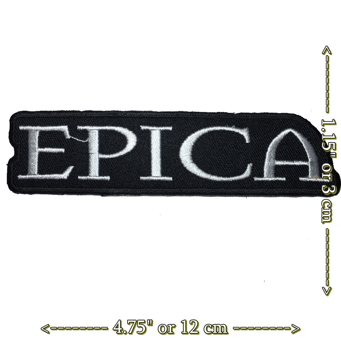 Epica ตัวรีดติดเสื้อ อาร์มรีด อาร์มปัก ตกแต่งเสื้อผ้า หมวก กระเป๋า แจ๊คเก็ตยีนส์ Rock Iron on Embroidered Patch