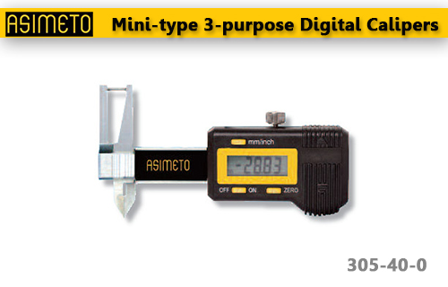ASIMETO,P59,Mini-type 3-purpose Digital Calipers,305-40-0