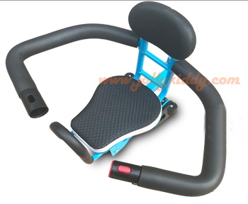 C10167 เก้าอี้นั่งเด็กสำหรับติดตั่งรถจักยานด้านหน้า ที่ก้ันสีดำแบบที่กั้นเต็มตัว