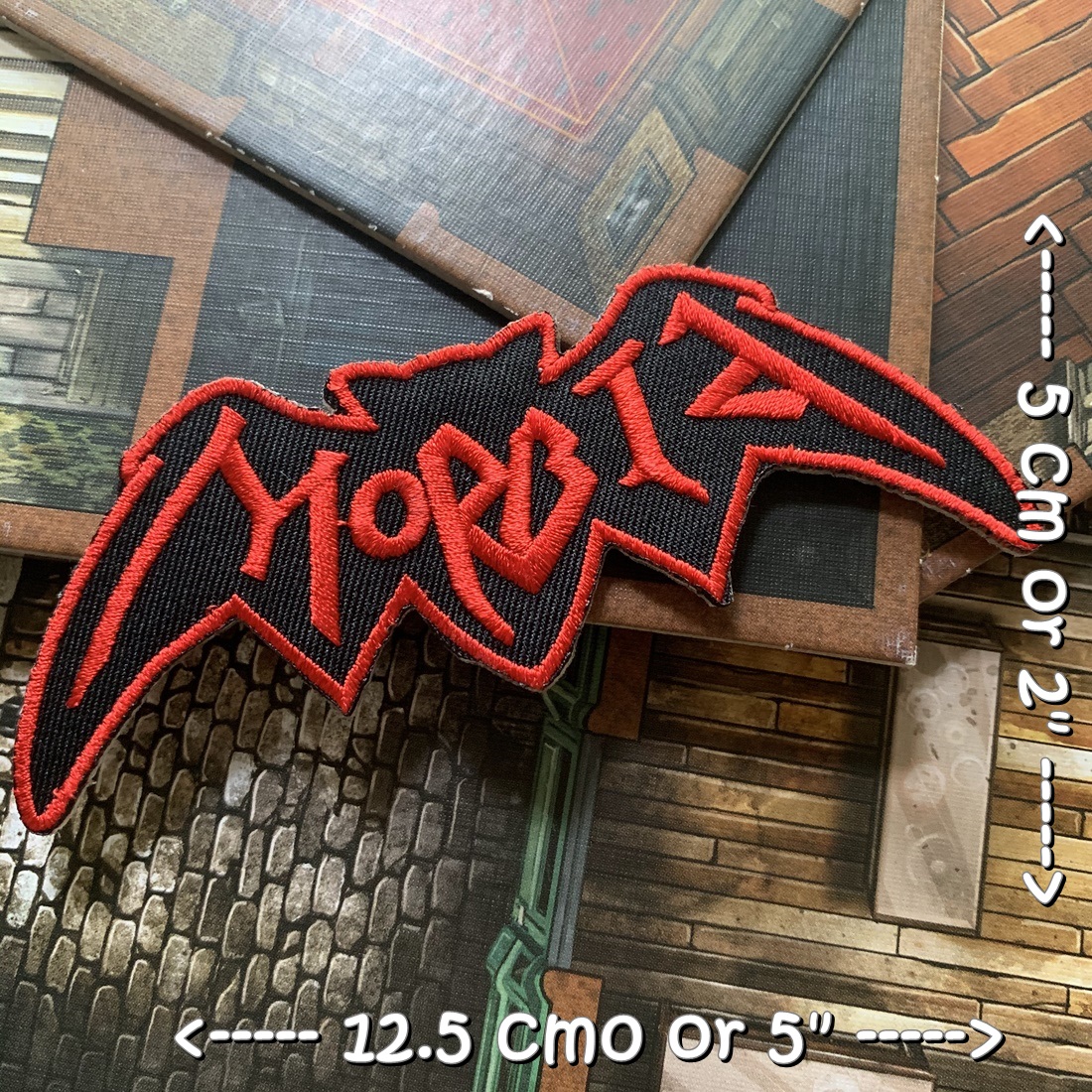 Morbid วงดนตรี ร็อค เฮฟวี่เมทัล พังค์ ตัวรีดแบบปัก อาร์มปัก ตัวรีดติดเสื้อ ตัวรีด ติดกระเป๋า ติดหมวก ติดแจ๊คเก็ต Rock Iron on Embroidered Patch