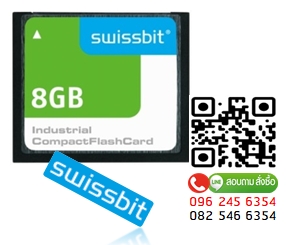 SWISSBIT, SFCF008GH1AF2TO-I-MS-523-STD, 8GB ,Industrial Compact Flash Card,CF Card, C-500 ,SLC, - 40 C to + 85 C