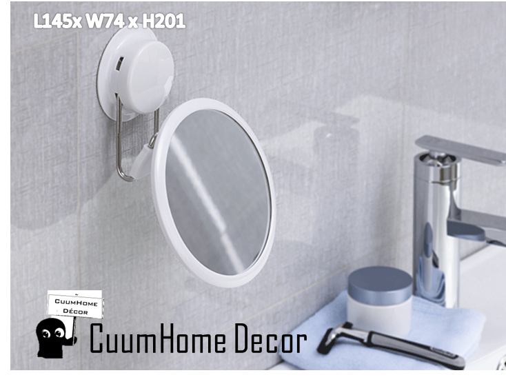 BR-07 กระจกติดผนัง เคลื่อนย้ายได้ ไม่ต้องเจาะผนัง