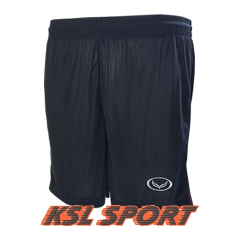 Grand sport กางเกงฟุตบอล สีดำ สีล้วน รหัส 001520 (01-520)