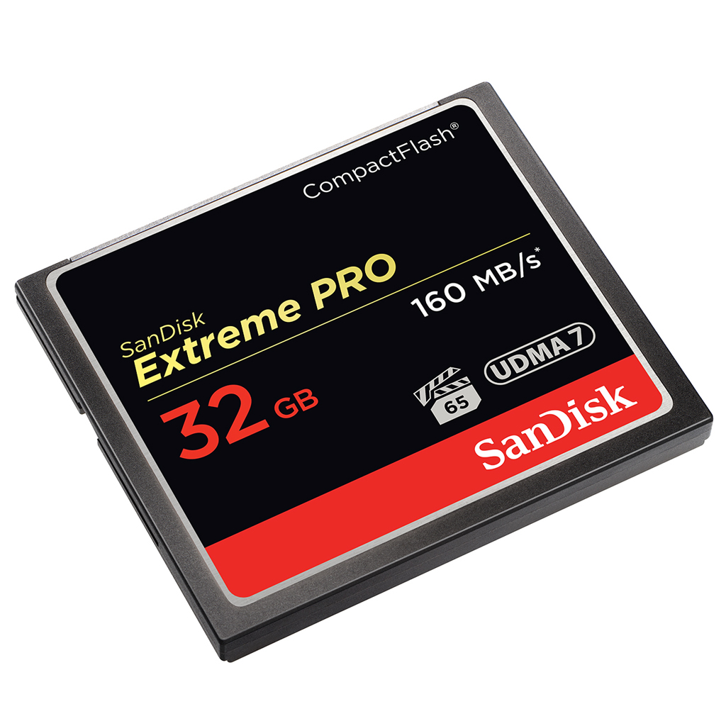 SanDisk Extreme Pro CompactFlash Memory Card 32GB (SDCFXPS_032G_X46) CF Card เมมโมรี่ แซนดิส กล้อง ถ่ายรูป กล้องDSLR ประกัน Synnex ตลอดอายุการใช้งาน